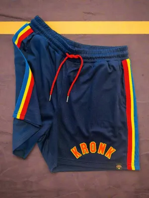 KRONK WAR Shorts Navy