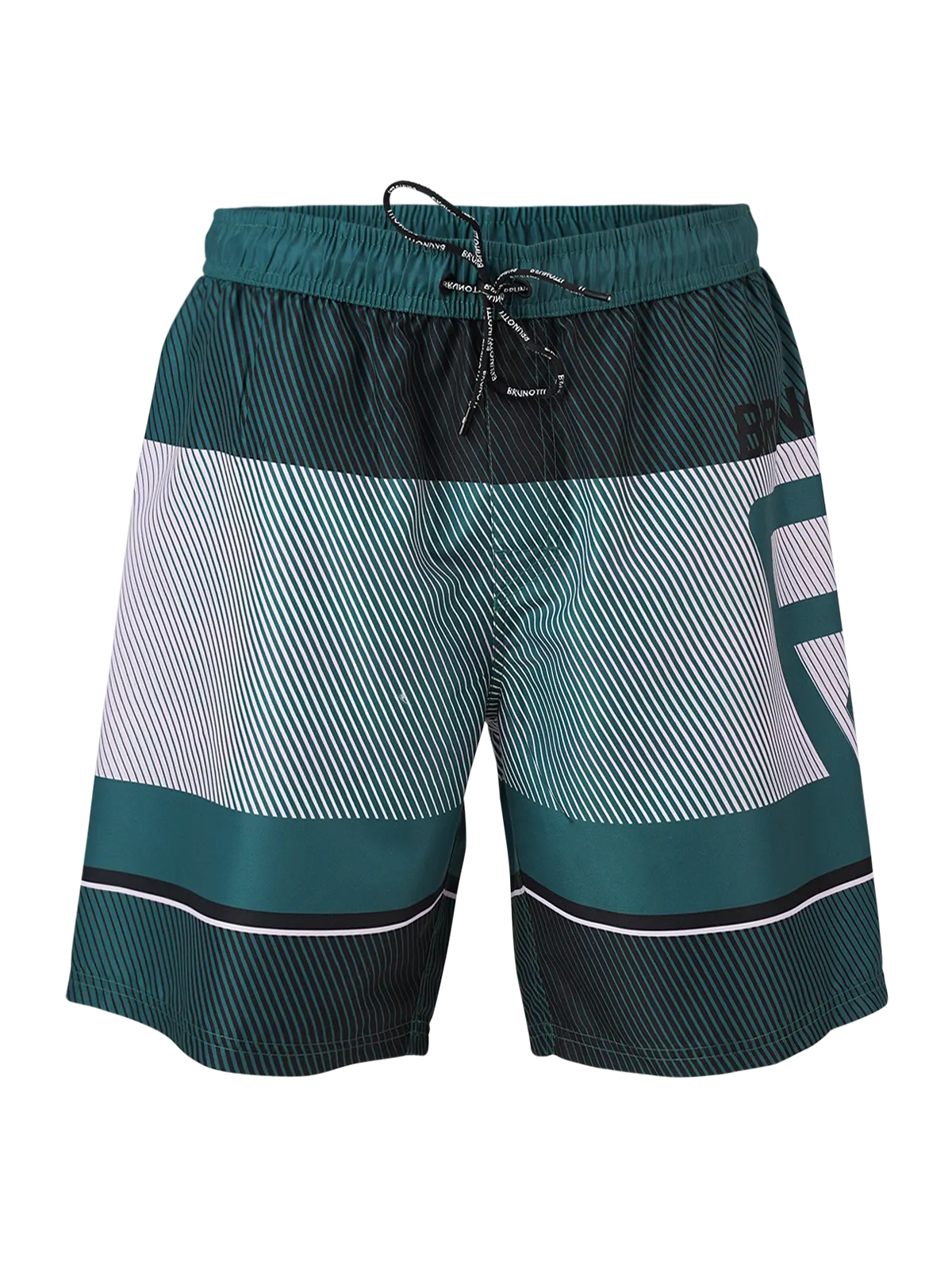 Maron Men Long Swim Shorts | Green