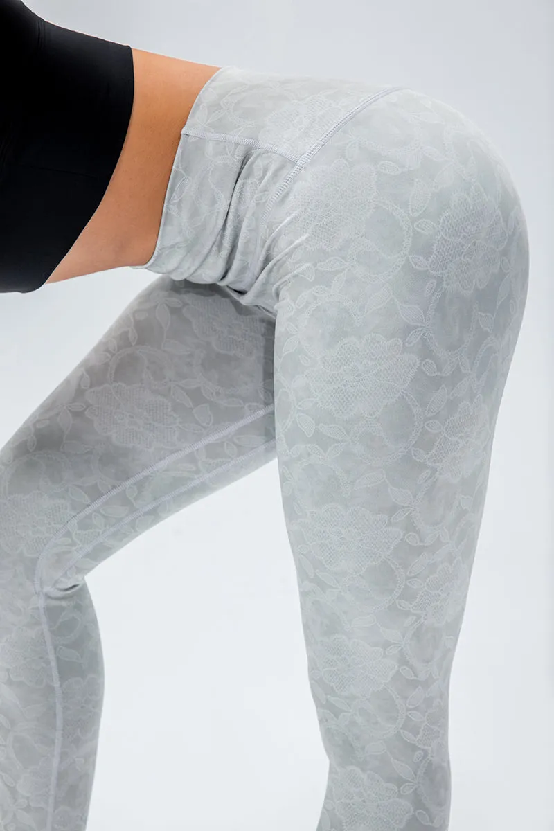 Printed High-Waist Yoga Leggings