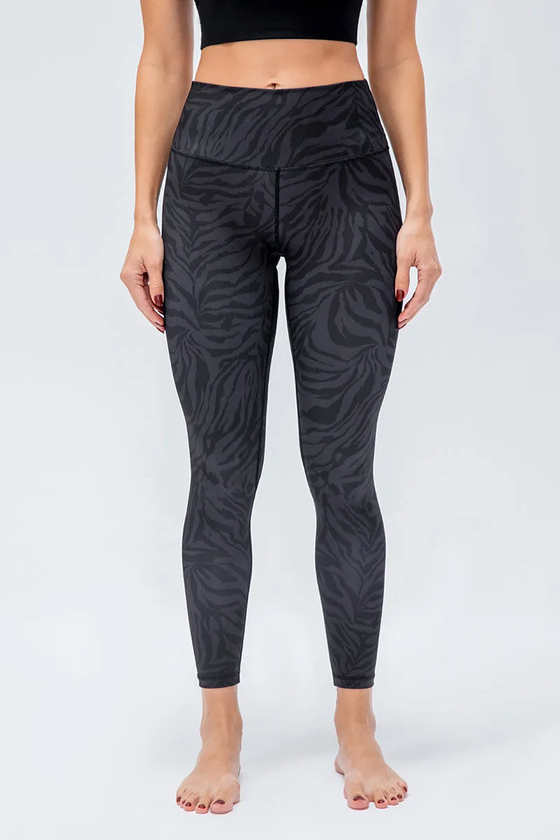 Printed High-Waist Yoga Leggings